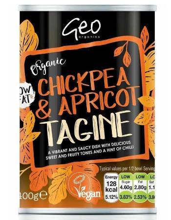 GEO ORGANICS CHICKPEA & APRICOT TAGINE SOUP 400G