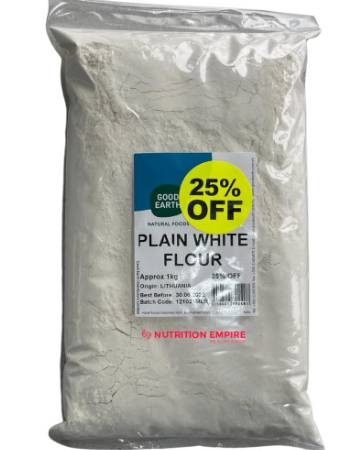 GOOD EARTH PLAIN FLOUR 1KG (25% OFF)