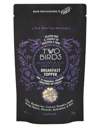 TWO BIRDS BLUEBERRY & ACAI SUPER SEEDS 225G