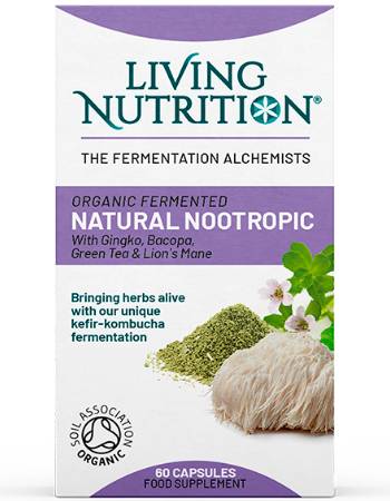 LIVING NUTRITION ORGANIC FERMENTED NATURAL NOOTROPIC 60 CAPSULES