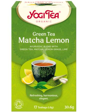 YOGI TEA GREEN MATCHA LEMON (17 TEABAGS)