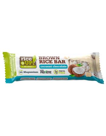 RICE UP WHITE CHOCOLATE COCONUT BAR 18G