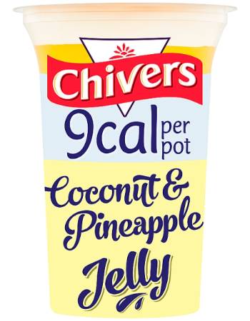 CHIVERS COCONUT PINEAPPLE JELLY (9 CALORIES) 150G