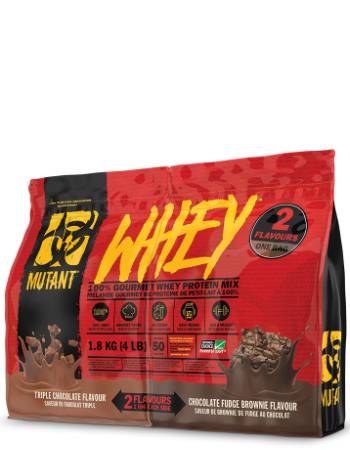 MUTANT WHEY CHOCOLATE FUDGE & TRIPLE CHOCOLATE 1.8KG