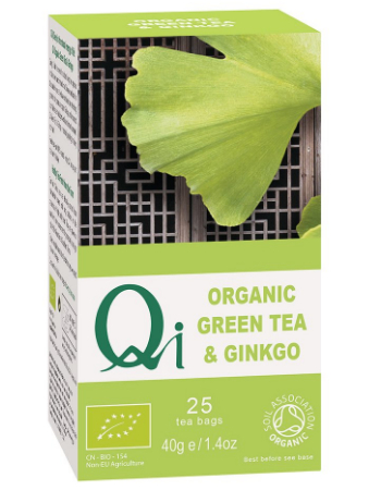 QI GREEN TEA & GINKO (25 BAGS)