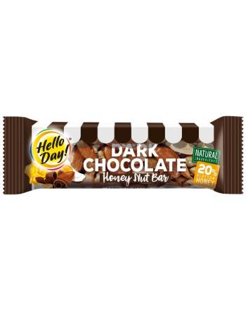 HELLO DAY NUT BAR DARK CHOCOLATE HONEY 35G