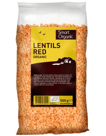 DRAGON ORGANIC RED LENTILS 500G