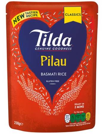 TILDA PILAU RICE 250G