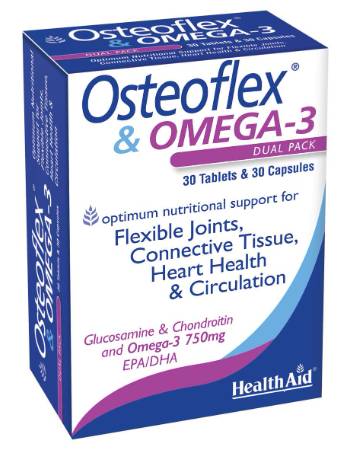 HEALTH AID OSTEOFLEX & OMEGA 3 DUAL PACK