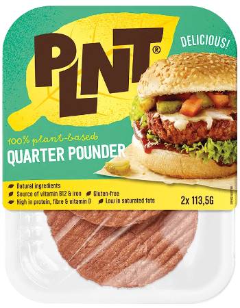 PLNT 100% PLANT BASED QUATER POUNDER BURGER 200G