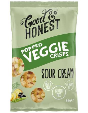 GOOD AND HONEST POTATO SOUR CREAM CHIPS 85G