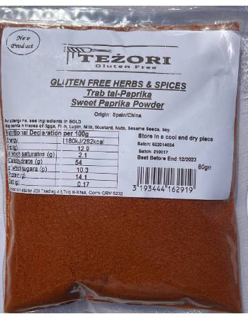 GLUTENFREEBISS GLUTEN FREE SWEET PAPRIKA POWDER 80G