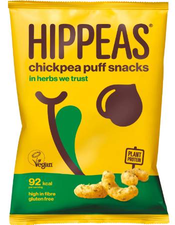 HIPPEAS CHICKPEA PUFF SNACKS WITH HERBS 78G
