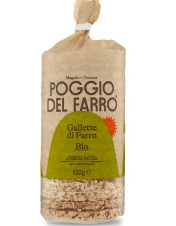 POGGIO DEL FARRO ORGANIC SPELT CAKES 120G