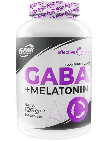 6PAK NUTRITION GABA MELATONINE 90 TABLETS