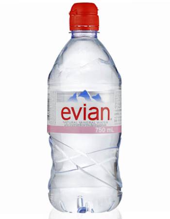 EVIAN SPORTS CAP MINERAL WATER 750ML