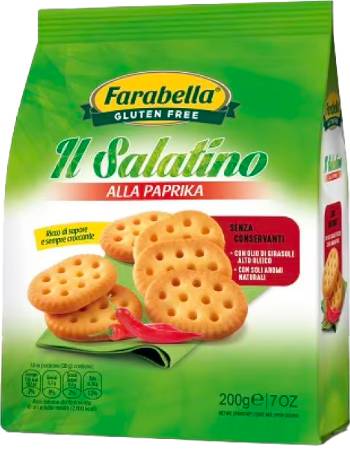 FARABELLA GLUTEN FREE SALATINO PAPRIKA 200G