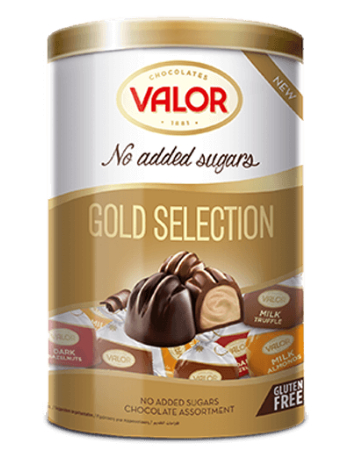 Valor. Dark Chocolate with Truffle Mousse 0% sugar added. 100g (3.5oz).  Pack of 6.