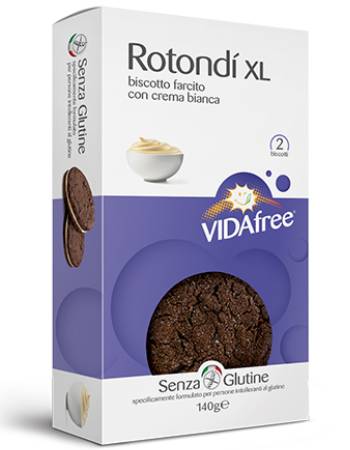 VIDAFREE COOKIES FILLED WITH WHITE CREAM 140G