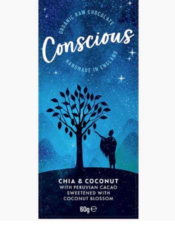 CONSCIOUS BAR CHIA & COCONUT 60G