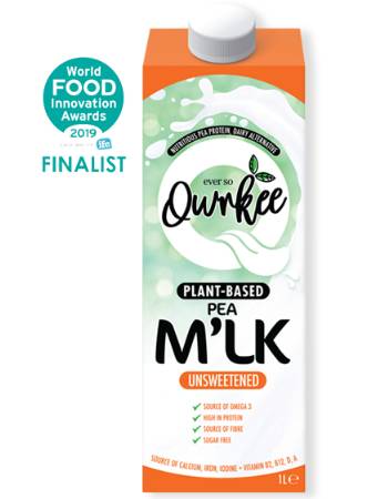QWRKEE PEA MILK UNSWEETENED 1LTR