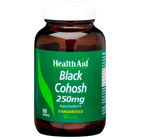 HEALTH AID BLACK COHOSH 250MG 60 TABLETS