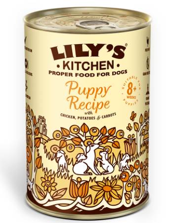 LILY'S KITCHEN CHICKEN DINNER FOR PUPPIES 400G