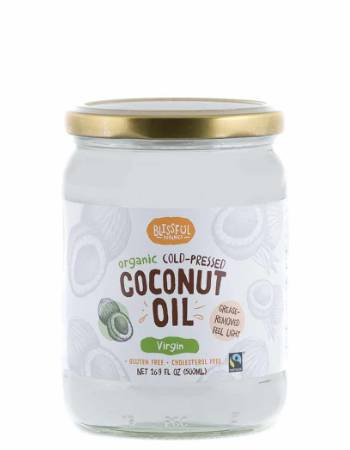 BLISSFUL ORGANICS COCONUT OIL 500G