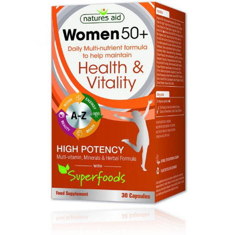 NATURES AID WOMEN 50+ MULTIVITAMIN