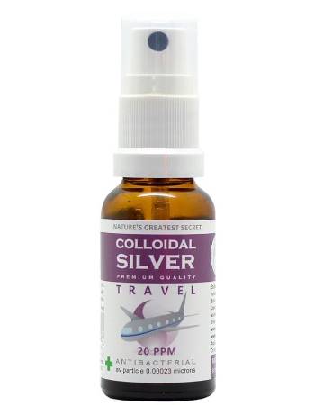 NATURE'S GREATEST SECRET COLLOIDAL SILVER TRAVEL SPRAY 20ML