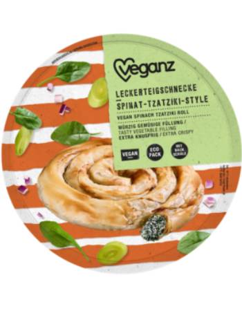 VEGANZ SPINACH TZATZIKI ROLL 200G (FROZEN)