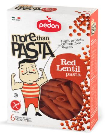 PEDON LENTIL PENNE 250G