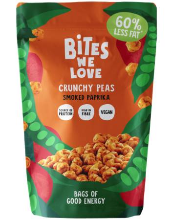 BITES WE LOVE CRUNCHY PEAS SMOKED PAPRIKA 100G