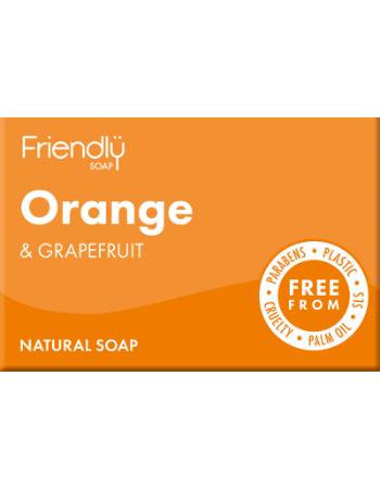 FRIENDLY SOAP ORANGE & GRAPE FRUIT 95G