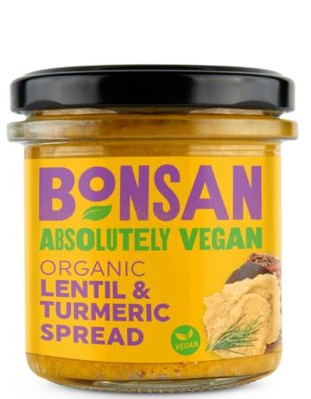 BONSAN LENTIL & TURMERIC SPREAD 140G