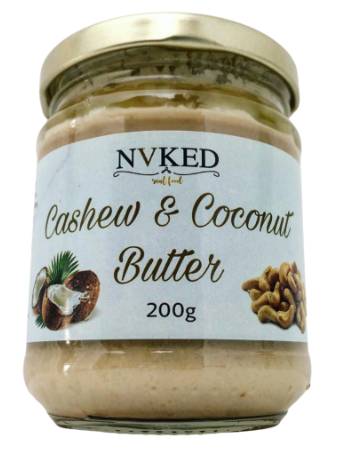 NVKED CASHEW AND COCONUT BUTTER 200G