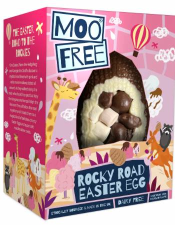 MOO FREE ROCKY ROAD EASTER EGG 80G
