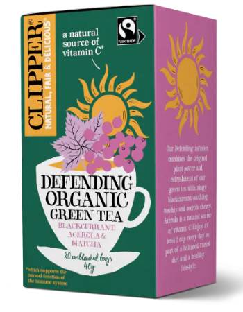 CLIPPER DEFENDING ORGANIC GREEN TEA (20 TEABAGS)