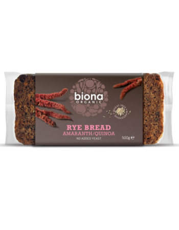 BIONA RYE BREAD AMARANTH/QUINOA 500G