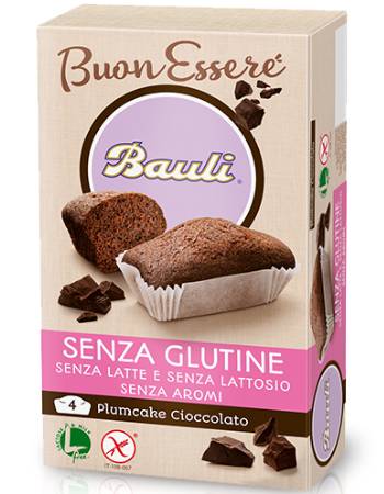 BAULI GLUTEN FREE CHOCOLATE PLUM CAKE 132G