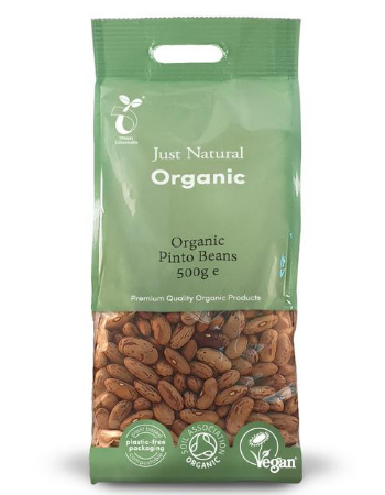 JUST NATURAL PINTO BEANS 500G