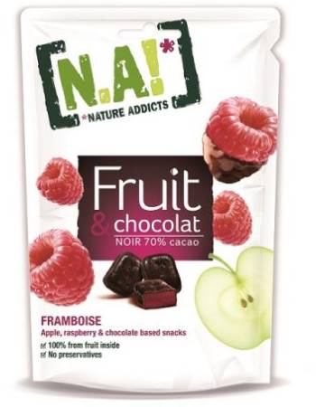 NA FRUIT STICKS CHOCOLATE RASPBERRY 35G