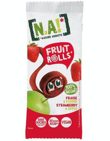 NA FRUIT STRAWBERRY ROLLS 35G