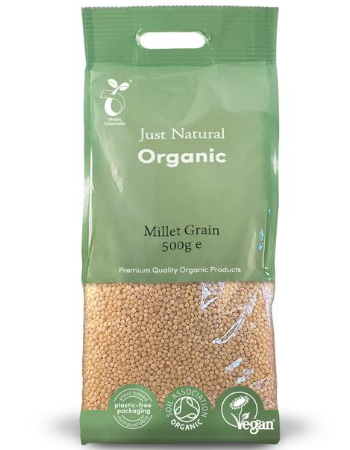 JUST NATURAL MILLET GRAIN 500G