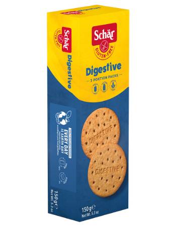 ✓ Galletas Digestive Chocolate Schär 150 gr ֎ Vivo Natural