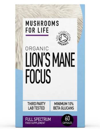 MUSHROOMS 4 LIFE LION'S MANE FOCUS | 60 CAPSULES