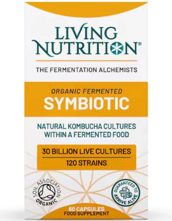 LIVING NUTRITION ORGANIC FERMENTED SYMBIOTIC 60 CAPSULES