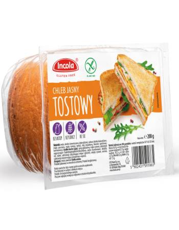 INCOLA WHITE TOAST BREAD 200G