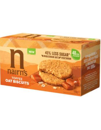 NAIRNS TOFFEE OAT BISCUIT 160G