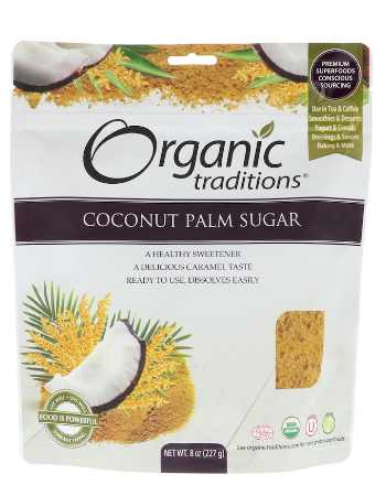 ORGANIC TRADITIONS COCONUT SUGAR 227G